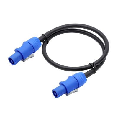 1M-10M 1PC Stage Light Powercon Connector, NAC3FCA NAC3FCB AC Cable Connector, 250V 20A Power (Color : Blue Blue, Size : 6m)