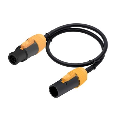 CHANNlCY 1M-10M 1PC 3pins Waterproof Powercon Connector,NAC3FX-W NAC3MX-W PA66 Material IP65 Grade, Input&Output Available (Color : Output to Output, Size : 10m)