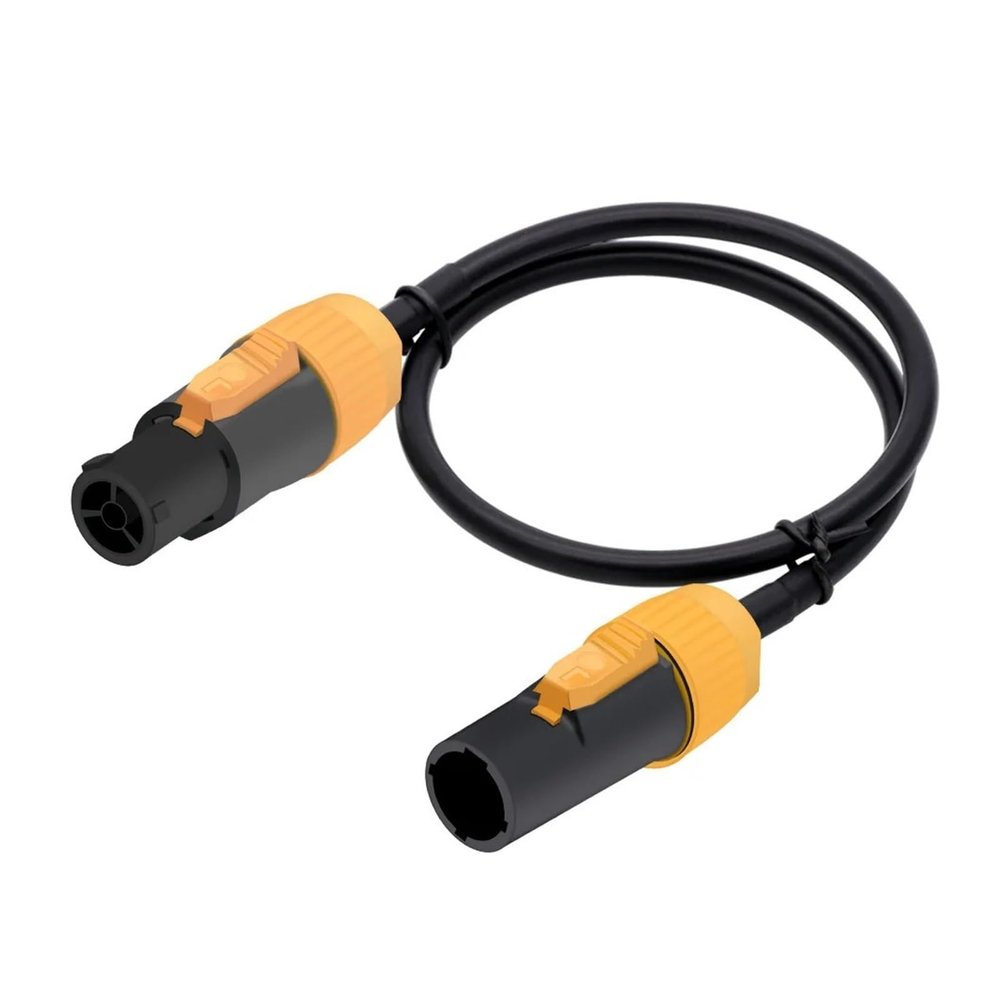 CHANNlCY 1M-10M 1PC 3pins Waterproof Powercon Connector,NAC3FX-W NAC3MX-W PA66 Material IP65 Grade, Input&Output Available (Color : Output to Output, Size : 10m)