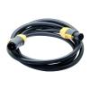 CHANNlCY 1M-10M 1PC 3pins Waterproof Powercon Connector,NAC3FX-W NAC3MX-W PA66 Material IP65 Grade, Input&Output Available (Color : Output to Output, Size : 10m) view 2