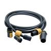 CHANNlCY 1M-10M 1PC 3pins Waterproof Powercon Connector,NAC3FX-W NAC3MX-W PA66 Material IP65 Grade, Input&Output Available (Color : Output to Output, Size : 10m) view 4