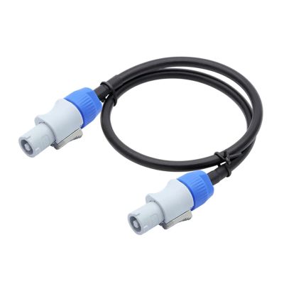 1M-10M 1PC Stage Light Powercon Connector, NAC3FCA NAC3FCB AC Cable Connector, 250V 20A Power (Color : White White, Size : 1.5m)