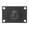 Aluminum Alloy 1 inch Ball Mount Base with AMPS Plate for B Size Ball Double Socket Arms view 1