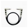 Gold Plated 6.35 Stereo Audio Balanced TRS 1/4 Angled to Angled Speaker Amplifier Cable for Guitar Keyboard Dual Channel Cable (Color : Silver, Size : 1m) view 1