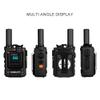 globalptt Global Walkie Talkie Unlimited Range Set of 2 with Yearly SIM Cards - 4G LTE Portable Two-Way Radios with Integrated Flashlight and Multi-Functional Screen (Silver) view 3