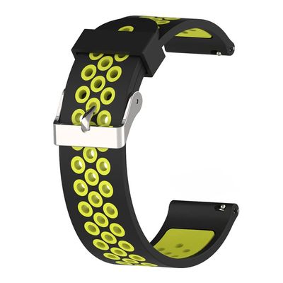 RORFFK Sport Silicon Strap For Garmin Vivoactive 4/3 Straps For Garmin Venu 2 /Venu SQ Forerunner 245 158 Watch band Venu 2 Plus Correa (Color : B, Size : 22mm)