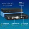 18 Port 2.5G Umanaged Ethernet Switch, 16 x 2.5Gb Base-T Ports, 2 x 10G SFP+, Compatible with 100/1000/2500Mbps, Metal Fanless, Desktop/Rack Mount YuanLey 2.5Gbe Network Switch for Wireless AP, PC view 3