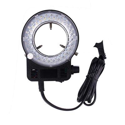 JOEBO Microscope Kit Adjustable Ring Light Illuminator Lamp for Industry Stereo Trinocular Microscope Video Camera Lens Microscope Lens Adapters (Color : Black)