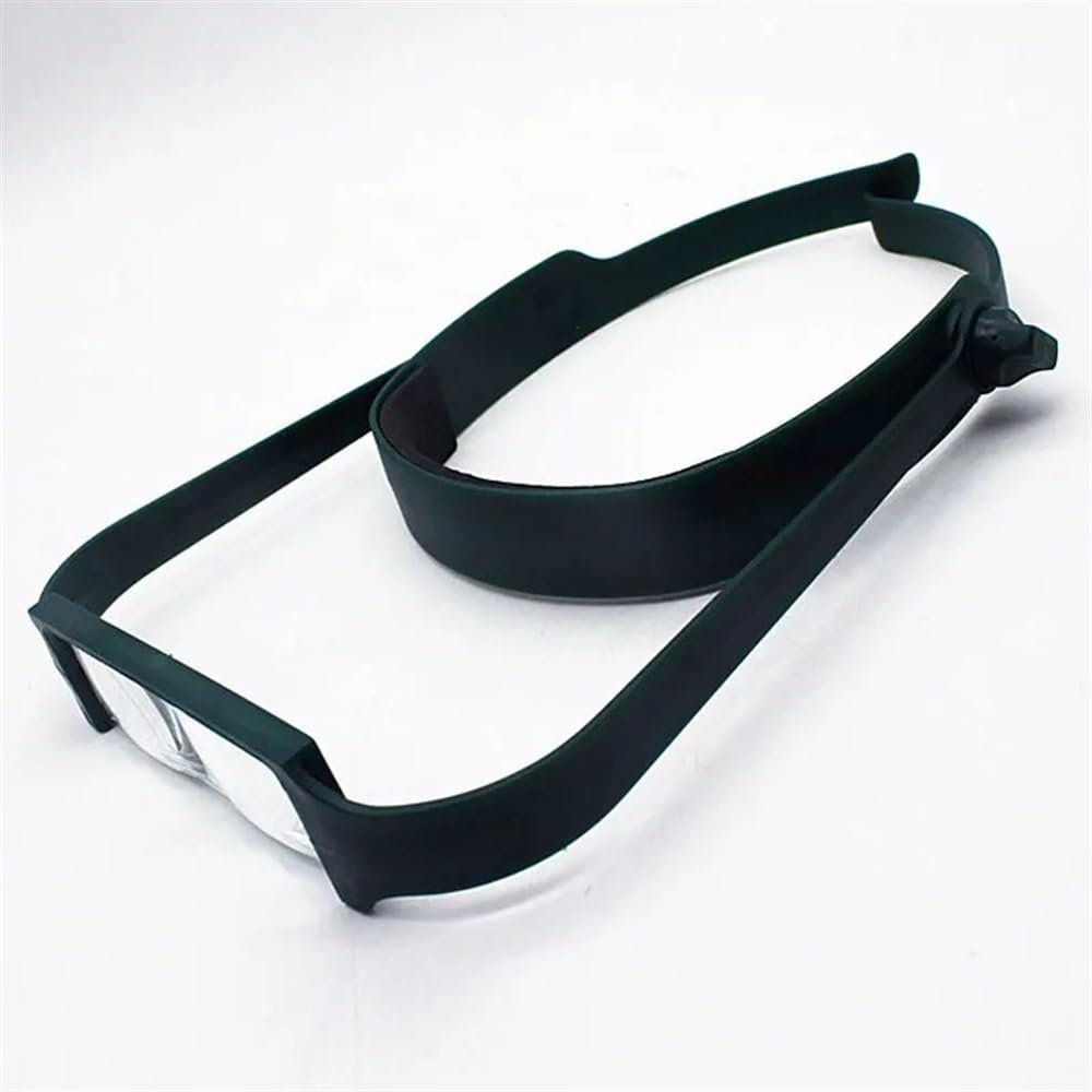 JOEBO Microscope Kit Headband Magnifying Glass Newspaper Reading Helping Hand Magnifier 1.6X 2X 2.5X 3.5X Acrylic Lens Loupe Microscope Lens Adapters