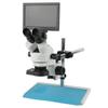 JOEBO Microscope Kit 3.5X 90X Simul-Focal Stereo Microscope Trinocular Microscope 9 inch Digital LCD Video Microscope Camera for PCB Repair Soldering Microscope Lens Adapters (Color : G) view 1