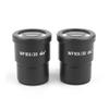 Joebo Microscope Kit 1 Pair WF10X WF20X Eyepiece for Stereo Microscope Wide Field WF10X/20 High Eye-Point Microscope Lens Adapters (Color : WF10X-20) view 1