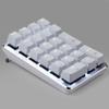 Viodmss 2X 21 Keys White Backlit Mechanical Numeric Keypad Numpad with Cherry Blue Switches for Notebook Desktop PC view 2