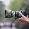 CHASING BIRDS Lens Camouflage Waterproof Coat for Nikon AF-S 300mm F/4E PF ED VR Rainproof Lens Protective Cover (Yellow Tree Camouflage, RT-1, with 2.0X TC (TC-20E II)) view 3