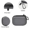 Carrying Case Compatible with Crucial X10/ X9 Pro 4TB/ 2TB/ 1TB Portable SSD, External Solid State Drive Hard Storage Holder Bag Fits for USB-C Cable (Box Only)Dark-Grey view 3