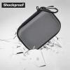 Carrying Case Compatible with Crucial X10/ X9 Pro 4TB/ 2TB/ 1TB Portable SSD, External Solid State Drive Hard Storage Holder Bag Fits for USB-C Cable (Box Only)Dark-Grey view 4