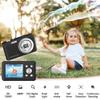SLRNQJA Digital Camera, FHD 1080P Compact Camera with 32GB Card48MP Camera 2.4'' LCD 16X Digital Zoom for Kid Student Children Teen Girl Boy(Black) view 3
