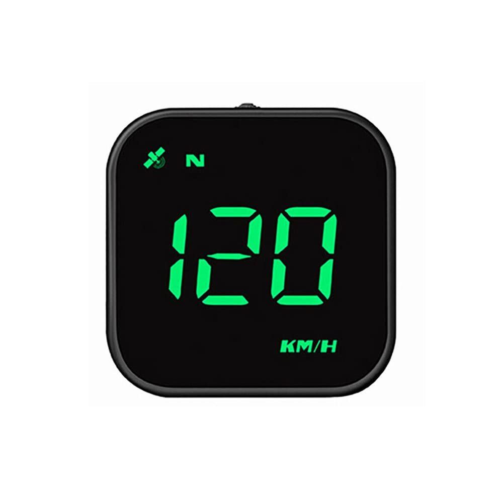 DirectNine Basics Digital GPS Speedometer, Car Universal HUD Head Up Display with Speed MPH, Overspeed Alarm Trip Meter, for All Vehicle
