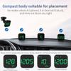 DirectNine Basics Digital GPS Speedometer, Car Universal HUD Head Up Display with Speed MPH, Overspeed Alarm Trip Meter, for All Vehicle view 3