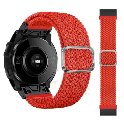 IRFKR 22 26mm Loop Nylon Watch Strap For Garmin Forerunner 935 945 Smartwatch Band Wrist Bracelet Fenix 6 6X Pro 5 5X Plus Fenix 7 7X (Color : G, Size : 22mm Fenix 5 5Plus)