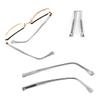 DOERDO 1Pair Glasses Replacement Arms Double Teeth Universal Glasses Arm Legs Arm Replacement for Glasses, Sunglasses, Grey view 1