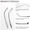 DOERDO 1Pair Glasses Replacement Arms Double Teeth Universal Glasses Arm Legs Arm Replacement for Glasses, Sunglasses, Grey view 3