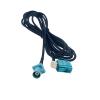 Skcvmn 1PCS Fakra Z Male to Fakra Z Female 90 Degree Jack Car Navigation GPS Antenna Adapter Extension Cable RG174 RF Coaxial Pigtail (Color : Fakra Z M to F90, Size : 0.15M) view 3