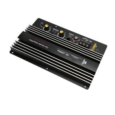 Automotive Amplifier, Strong Heat Dissipation Panel Precision Design Easy Installation Clear Sound Aluminum Alloy Material, for Long Periods of Play