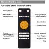 Replacement Remote Control for Infiniti QX70 Rear Entertainment DVD 2014 2015 2016 2017 view 2
