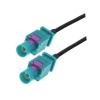 Skcvmn 1PCS Fakra Z Male to Fakra Z Female 90 Degree Jack Car Navigation GPS Antenna Adapter Extension Cable RG174 RF Coaxial Pigtail (Color : Long FakraZ M to M, Size : 2M) view 1