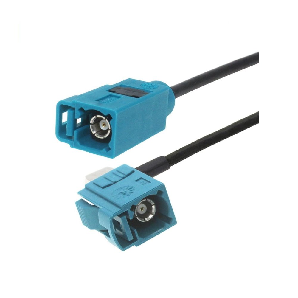 1PCS Fakra Z Male to Fakra Z Female 90 Degree Jack Car Navigation GPS Antenna Adapter Extension Cable RG174 RF Coaxial Pigtail (Color : Fakra Z F to F90, Size : 0.5M)
