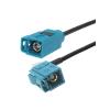 1PCS Fakra Z Male to Fakra Z Female 90 Degree Jack Car Navigation GPS Antenna Adapter Extension Cable RG174 RF Coaxial Pigtail (Color : Fakra Z F to F90, Size : 0.5M) view 1