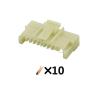 Buxns 2sets 10pin auto Plastic Cable Plug MG 630085 auto Wiring unsealed Connector MG630085(50sets) view 2