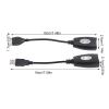 NOENNULL USB 2.0 to RJ45 LAN Ethernet Extension Network Adapter Cable for OS X, NOENNULLx2v81n03bf view 2