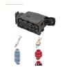 Buxns 1set 25pin Car Connector Plastic Shell Plug 1K0 973 213 Cable Wiring Connector 1K0973213(10sets) view 1