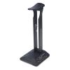 flexman RGB Headphone Stand, Dual USB 2.0 Ports Multifunction Gaming Headset Holder for Desk Gamer Accessories view 1