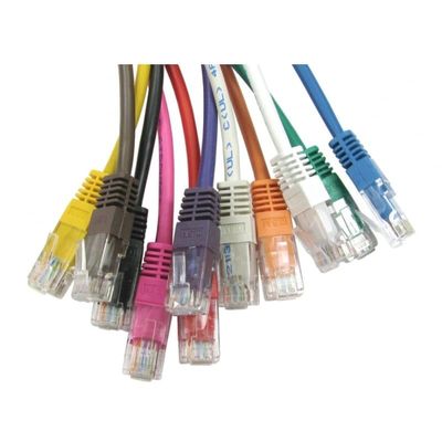 DirectNine Basics CAT6 Male RJ45 to Male RJ45 Ethernet Cable, U/UTP, Orange PVC Sheath, 3m, Pack of 1, MFR: 2406316, 2406316/1PK