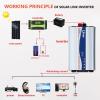 Lakenbroade 3000W 4000W 5000W Pure Sine Wave Power Converter, DC 12V 24V 48V 60V /72V to AC 110V/220V Transformer, Inverter with Remote Control, Caravan, Boat,60V5000W view 2