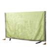 SHIJT Tv Display Cover, Soft Chenille Tv Protector Enclosure, Television Cover Dustproof Cabinet, Plasma Led TV Protection ( Color : Green , Size : 55 inches ), jtjtu5ter43 view 1