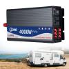 Lakenbroade 3000W 4000W 5000W DC 12V 24V 48V 60V /72V to AC 110V/220V Pure Sine Inverter, Installation Kit Included, Automotive Power for Power Tools, Camping & Car Accessories,48V4000W view 1