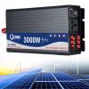 Lakenbroade 3000W 4000W 5000W Pure Sine Wave Power Converter, DC 12V 24V 48V 60V /72V to AC 110V/220V Transformer, Inverter with Remote Control, Caravan, Boat,60V3000W view 1