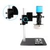 JKSVTF Electron Microscopes Digital HDMI VGA Industrial Microscope Video Microscope Sets HD 26MP 16MP +130X C Mount Lens+LED Ring Light +Metal Stand (SetB) view 4