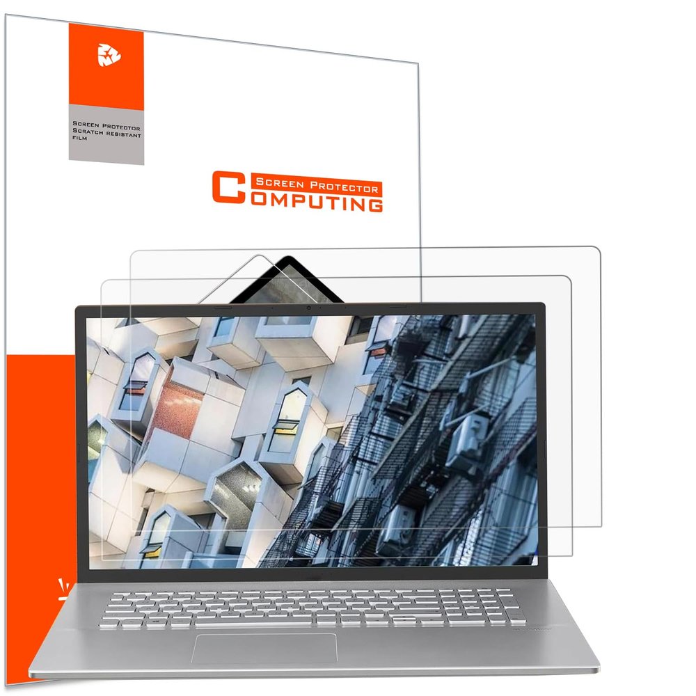 2 Pack Anti-Glare Matte Screen Protector for 17.3" ASUS Laptop, ASUS TUF A17 F17 17.3, ROG Strix 17.3/ Rog Zephyrus S17 17.3, VivoBook 17.3, ZenBook 17.3-inch Laptop, Glare UV Blocking Filter Film