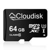 Cloudisk Micro SD Card 64GB Flash Memory Card Micro SDXC C10, A2, U3, UHS-I (64GB) view 1
