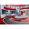 Baocicco 10x7ft Television Broadcast Station Backdrop News-Television Hall Interior Scene Projector Photography Background Host Game Theme Birthday Party Little Host Portrait view 2