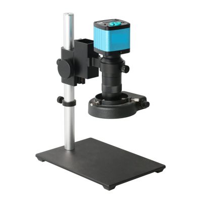 JKSVTF Electron Microscopes 48MP Industrial 1080P HD HDMI USB 100X Electron Microscope Continuous Zoom Adults PCB Soldering Outside Use