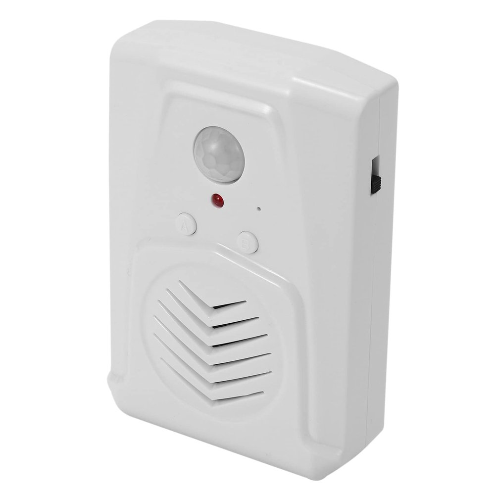 Jkjhbhged Sensor Motion Door Bell Switch MP3 Infrared Doorbell Wireless PIR Motion Sensor Voice Prompter Welcome Door Bell Entry Alarm