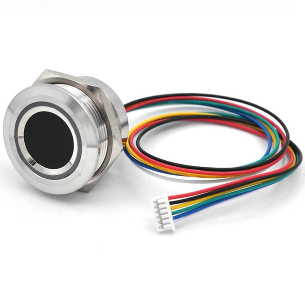 Jkjhbhged R503-5V RGB LED DC5V UART MX1.25-6Pin Waterproof Capacitive Fingerprint Module Sensor Scanner for Android