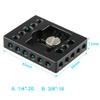 CAMVATE Camera Baseplate with 1/4" & 3/8" Thread Hole + 5/8"-27 Male Threaded + Super Clamp view 3