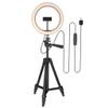 Led Ring Light Kit with Tripod Stand Dimmable for Makeup 3 Modes 10 Brightness Live Stream Makeup Video Broadcast (Color : Black) view 1