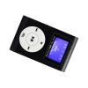 Clip On MP3 Player, Mini MP3 Player 0.8inch LCD Screen Portable MP3 Music Player Metal Mini Clip MP3 Support Memory Card with 3.5mm Earphone, Mp3 Digital Players view 3